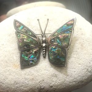 Sterling Silver Butterfly Pin